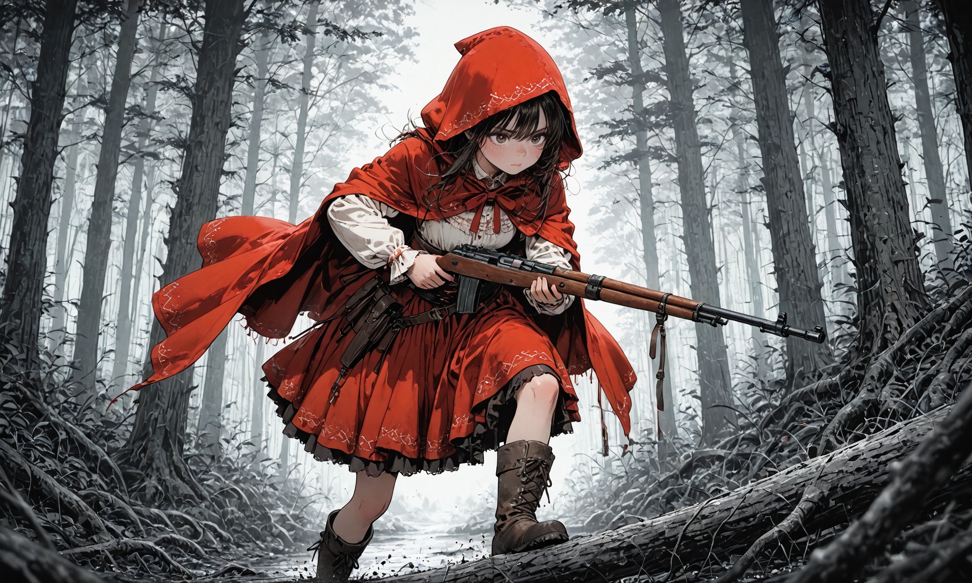 赤ずきん | の人気AIイラスト・グラビア