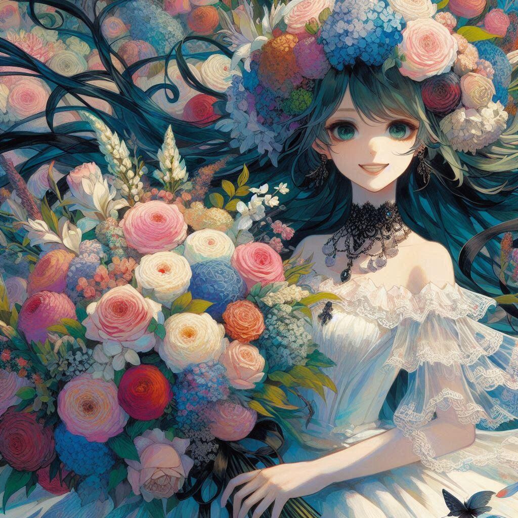 花束を隠すなら花園の中