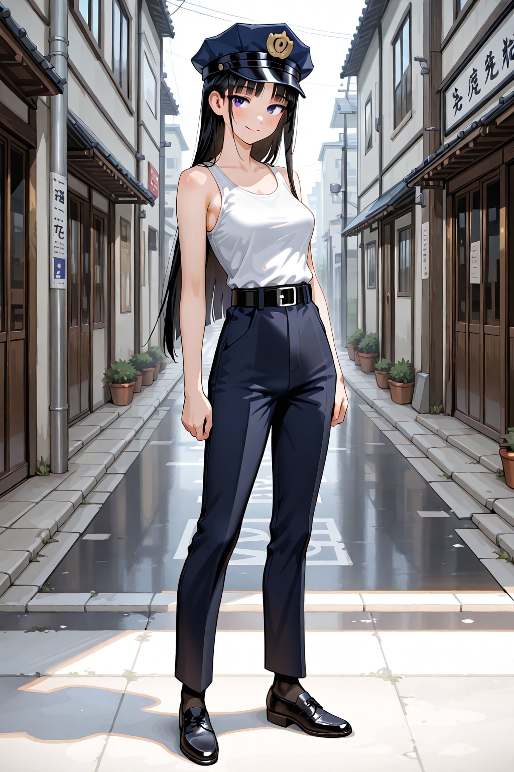 かっこかわいい婦警姫神英梨菜の日本橋パトロール