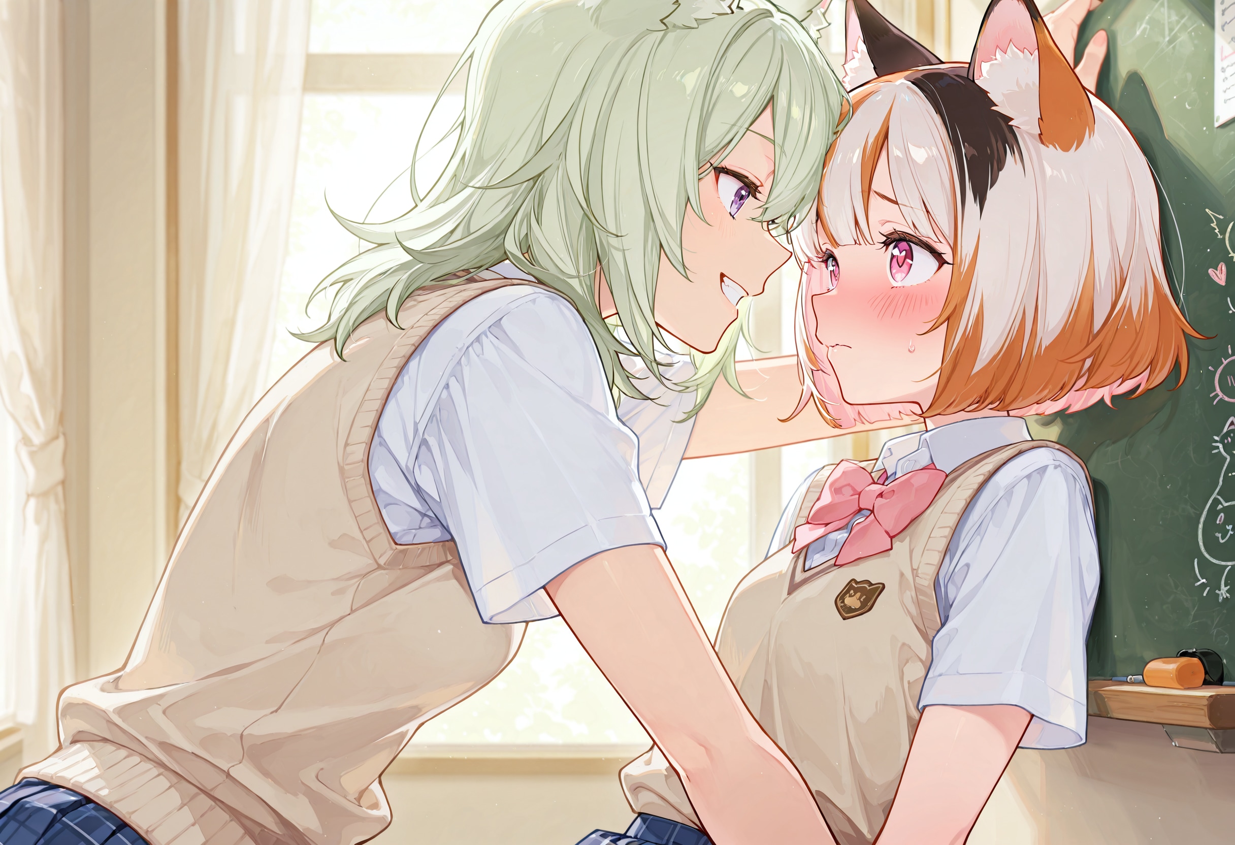 ゆかのの壁ドン