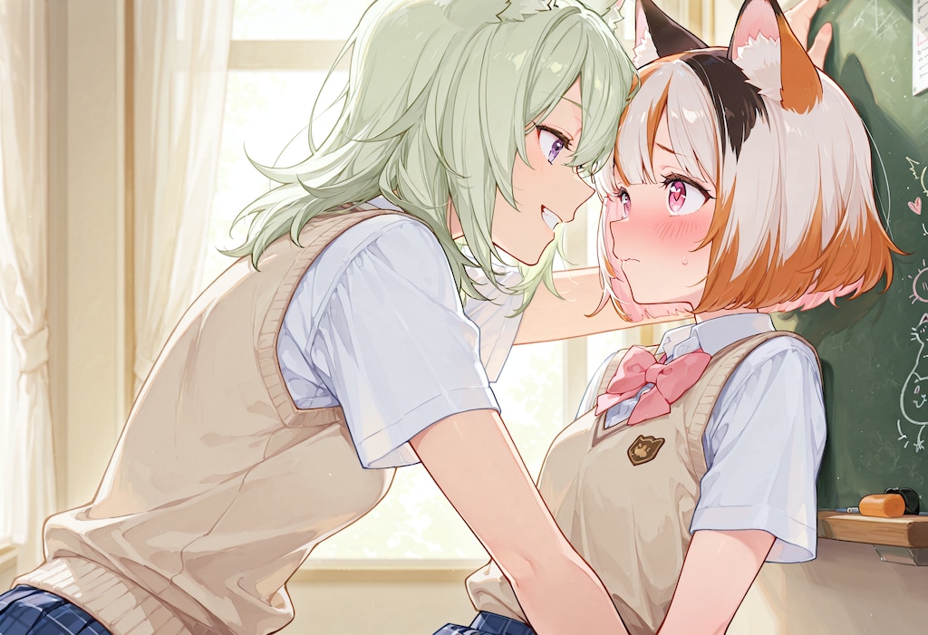 ゆかのの壁ドン