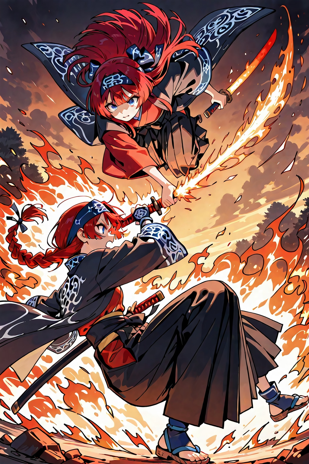 秘剣・灼火龍絶刀！