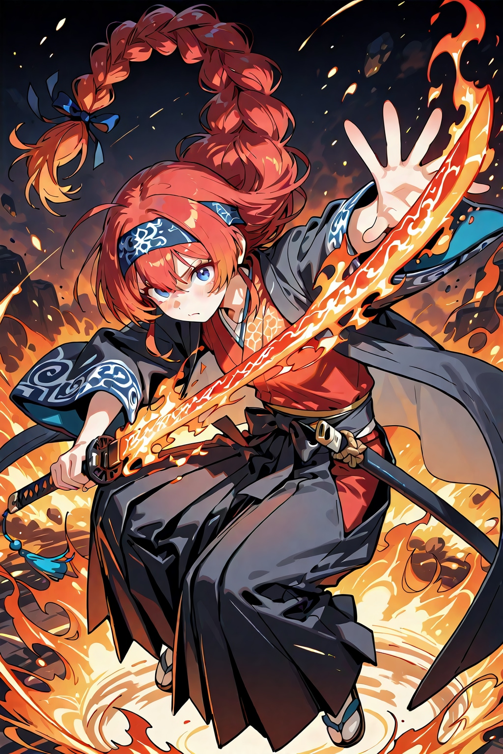 秘剣・灼火龍絶刀！ | の人気AIイラスト・グラビア