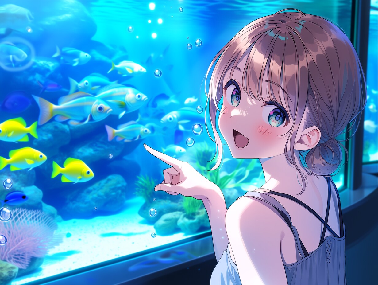 水族館デート（１）niji7