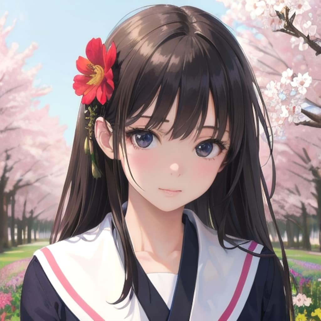 大きな髪飾り