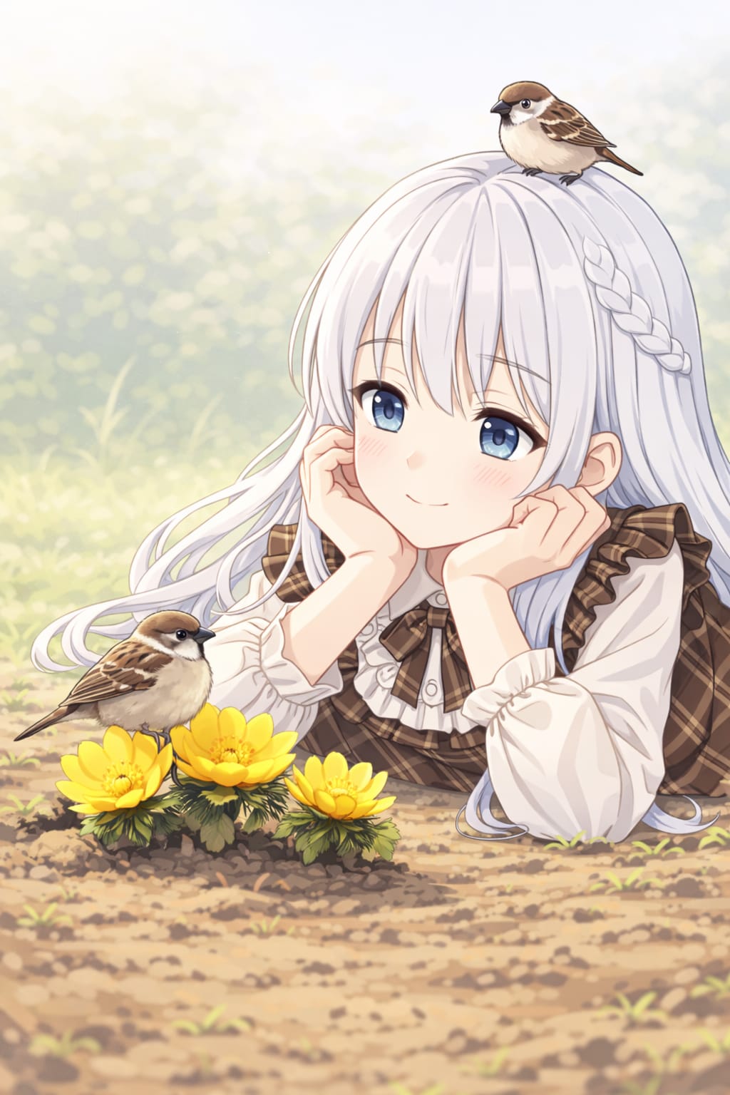 ちいさな春と、目があった日