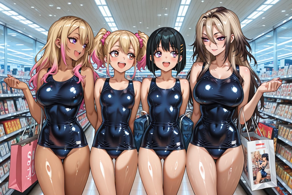 私服はスク水😊