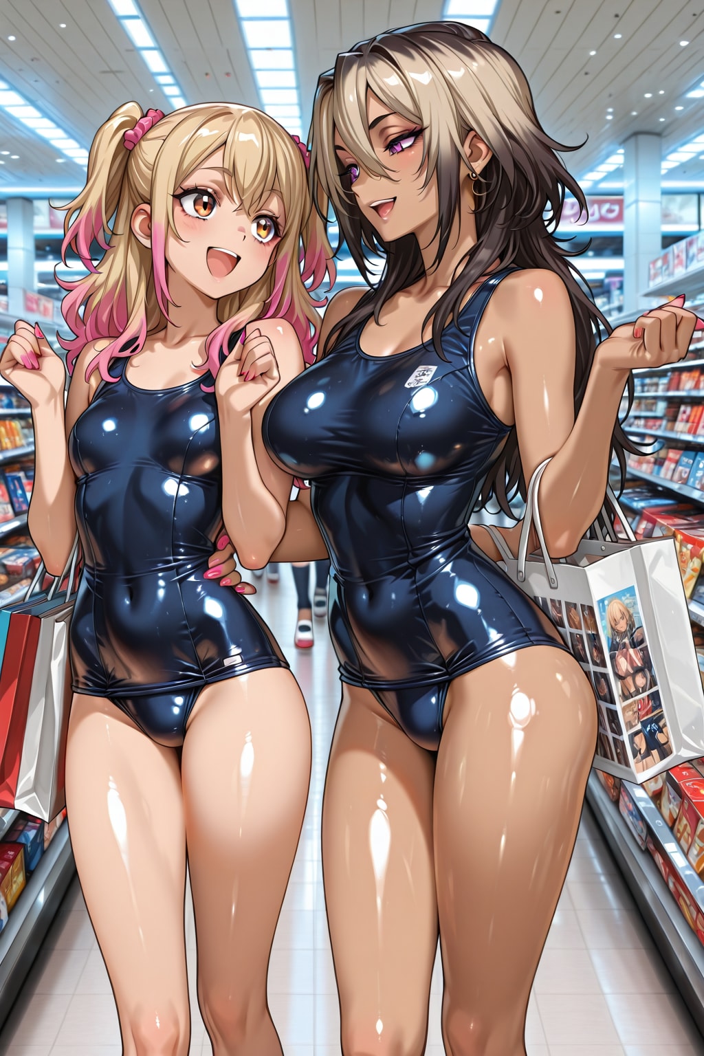 私服はスク水😊