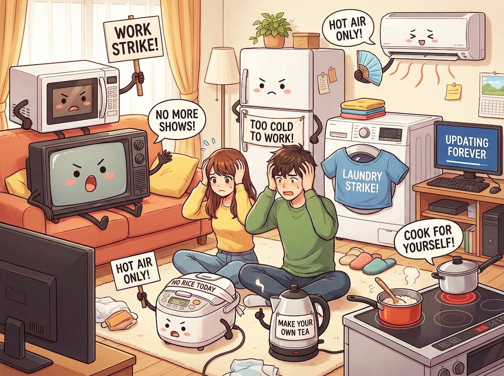 働きたくない家電たち