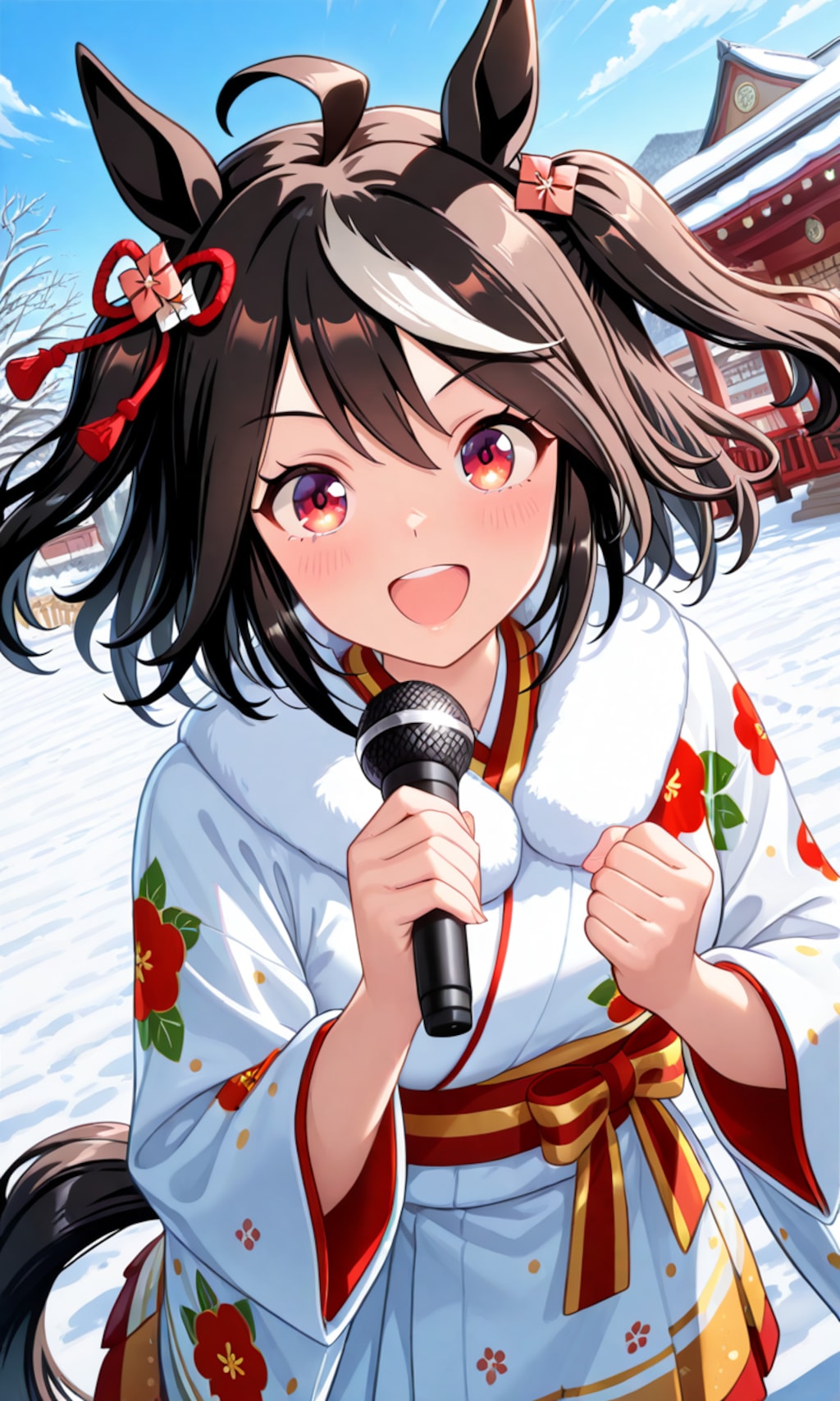 歌うキタサンブラック