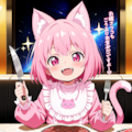 ねこちゃんもお肉が大好きっ♡ 2枚目