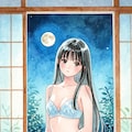 月と下着 2枚目