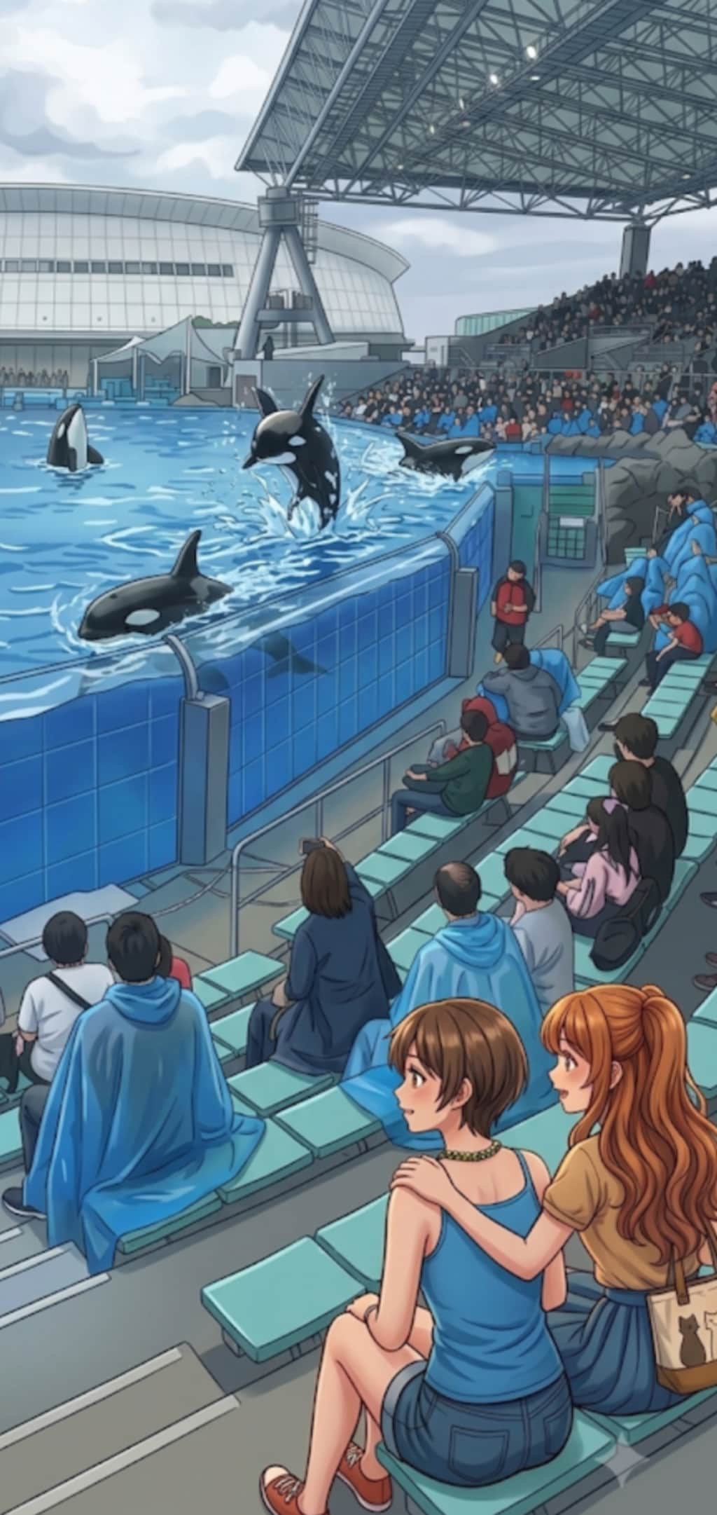 うちの子、夏休みの思い出。🐬💦🔴