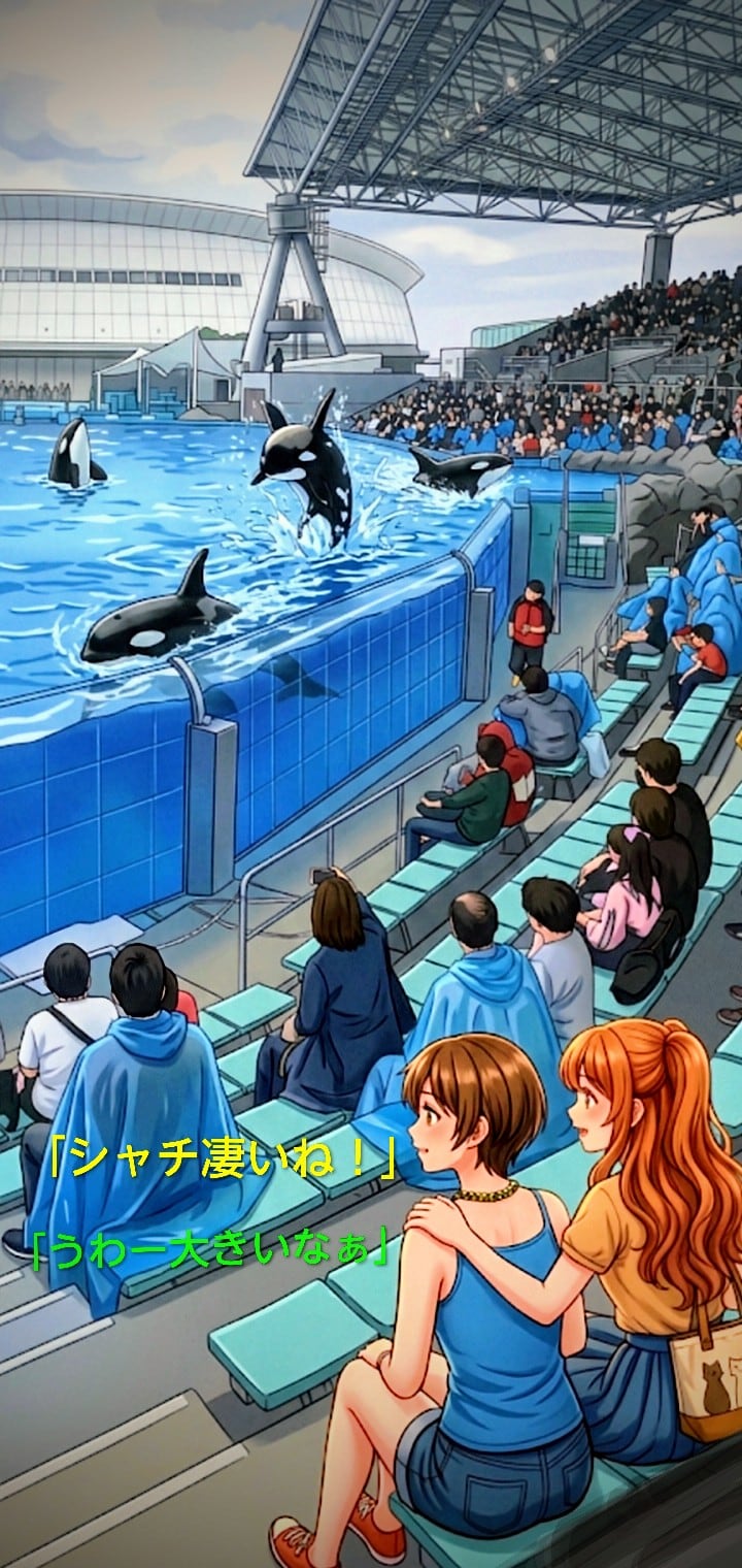 うちの子、夏休みの思い出。🐬💦🔴