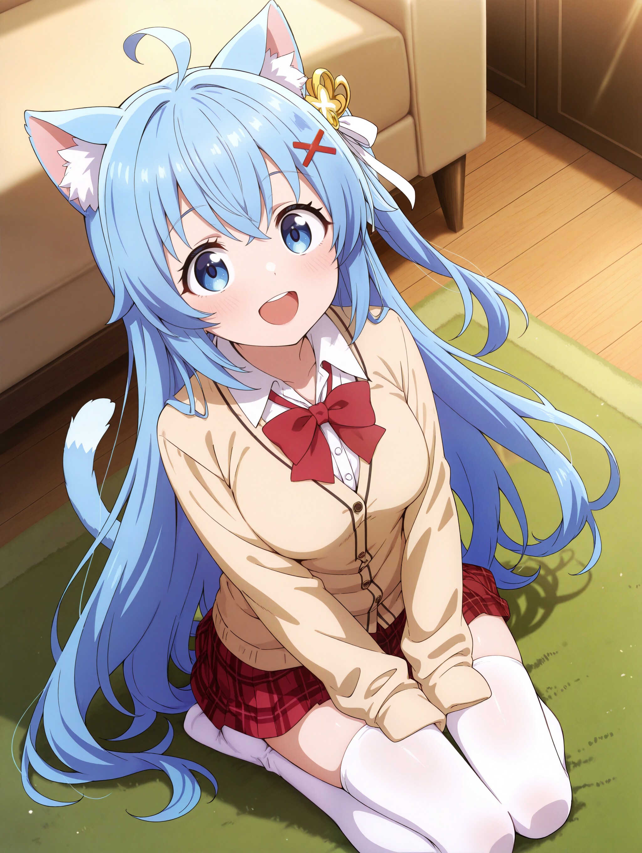 ほら、膝枕していいよっ❤