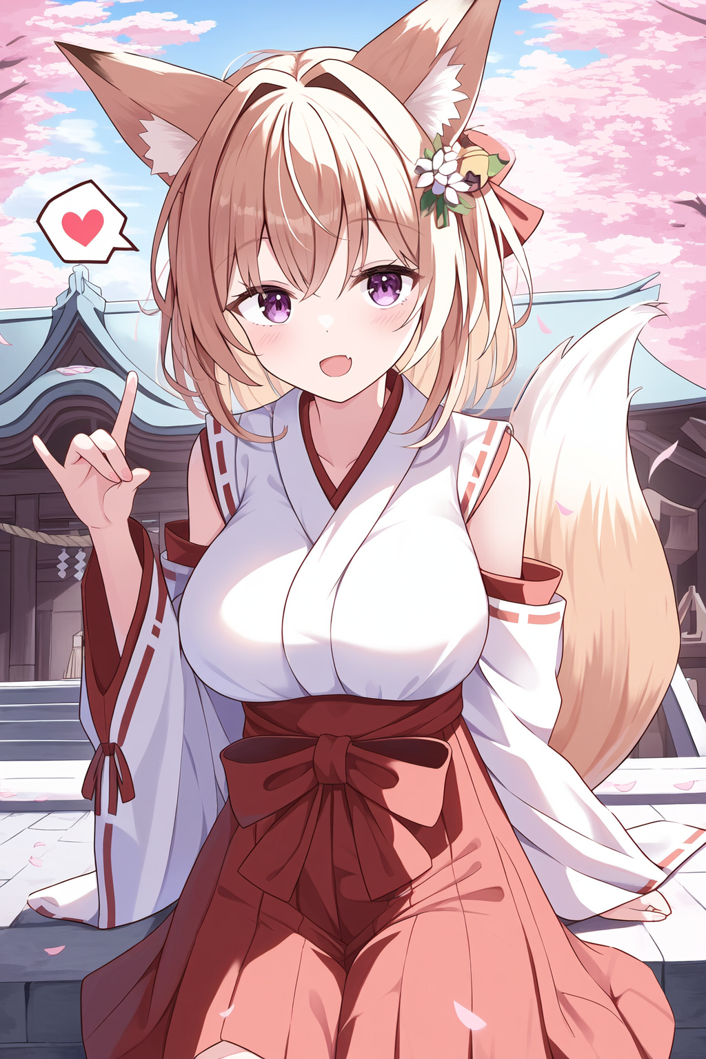 🦊こゃーん、また来てくれたんだ❤