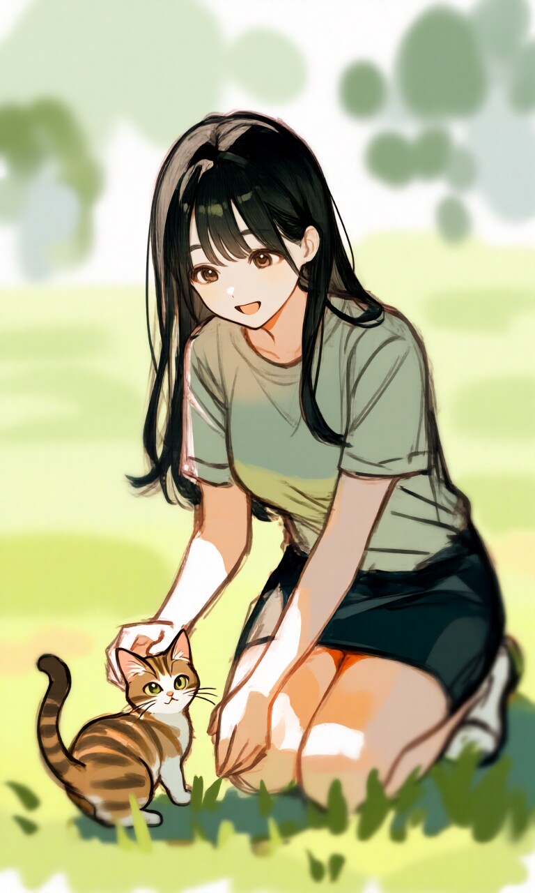 ちびキャラ、本当はこんな女の子
