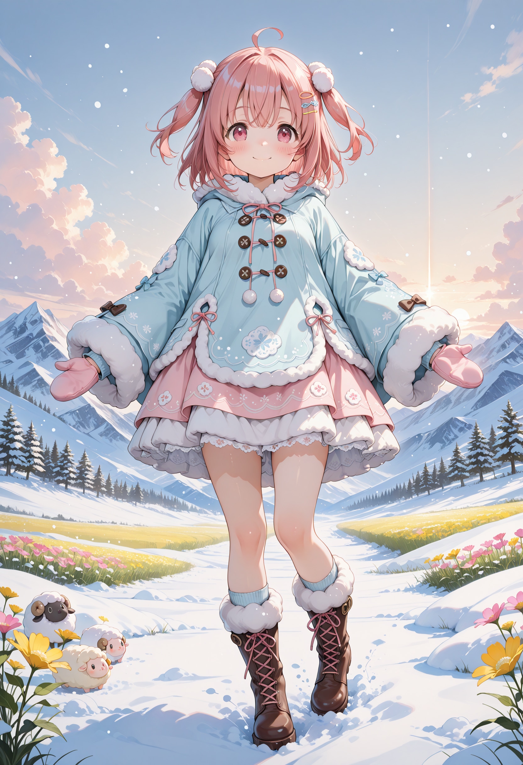 モコモコした白銀の世界 | の人気AIイラスト・グラビア