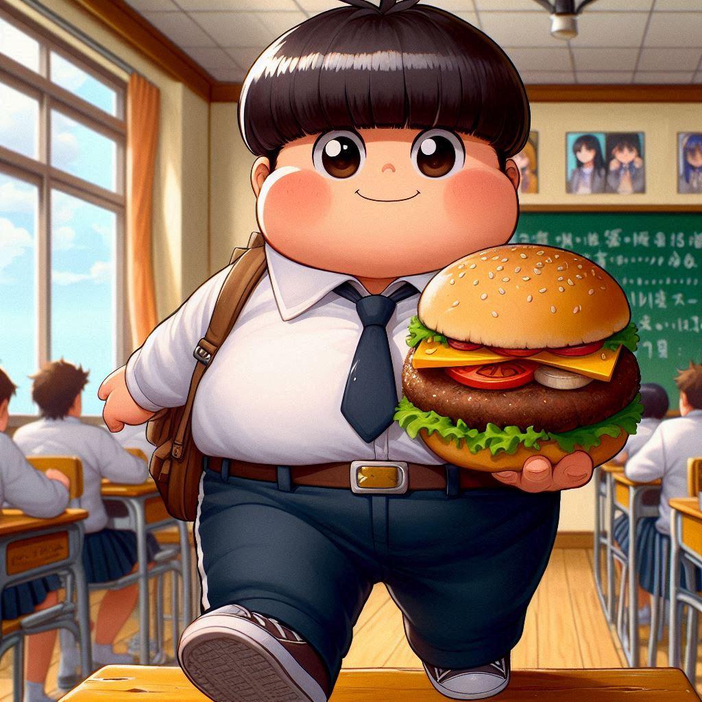 ハンバーガーが大好きな… | の人気AIイラスト・グラビア
