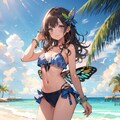 海のちょうちょ娘250829 3枚目