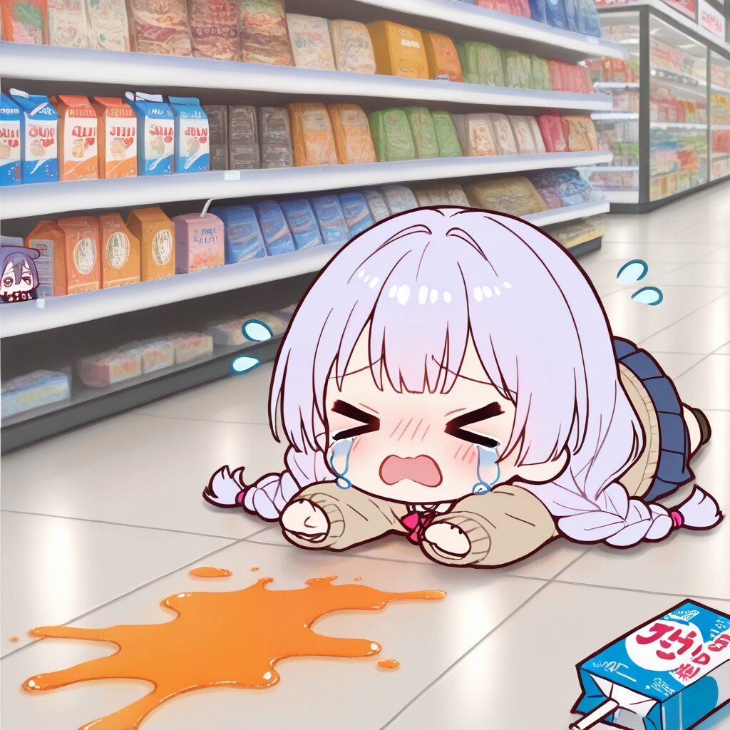 泣く紫髪ちゃん | の人気AIイラスト・グラビア