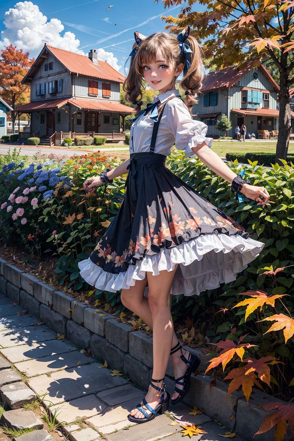 日だまりの少女 | の人気AIイラスト・グラビア