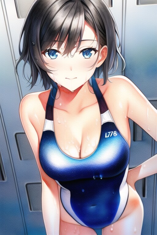 水泳部の一コマ