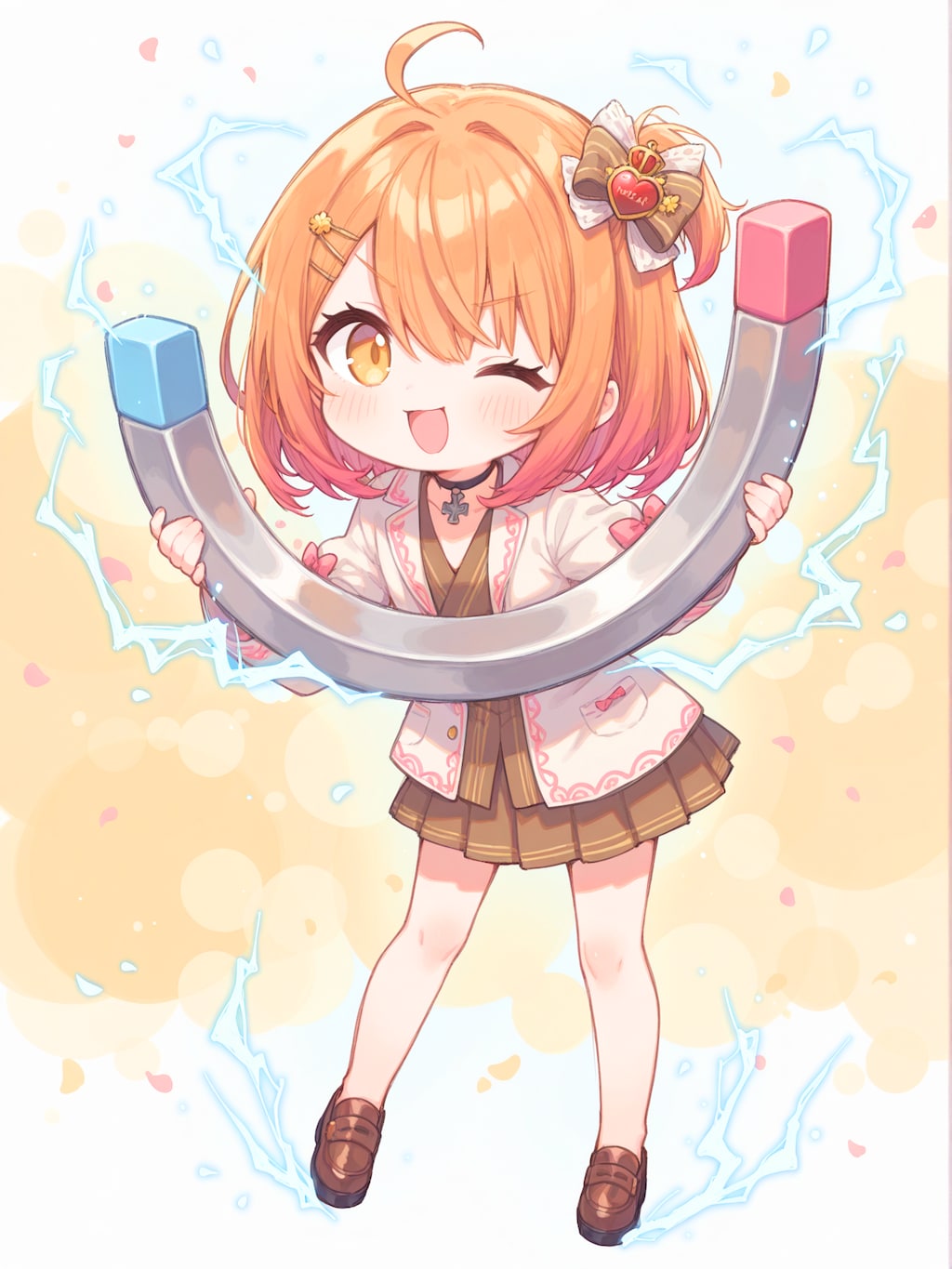 乙女の磁力で注目を引いちゃうぞ