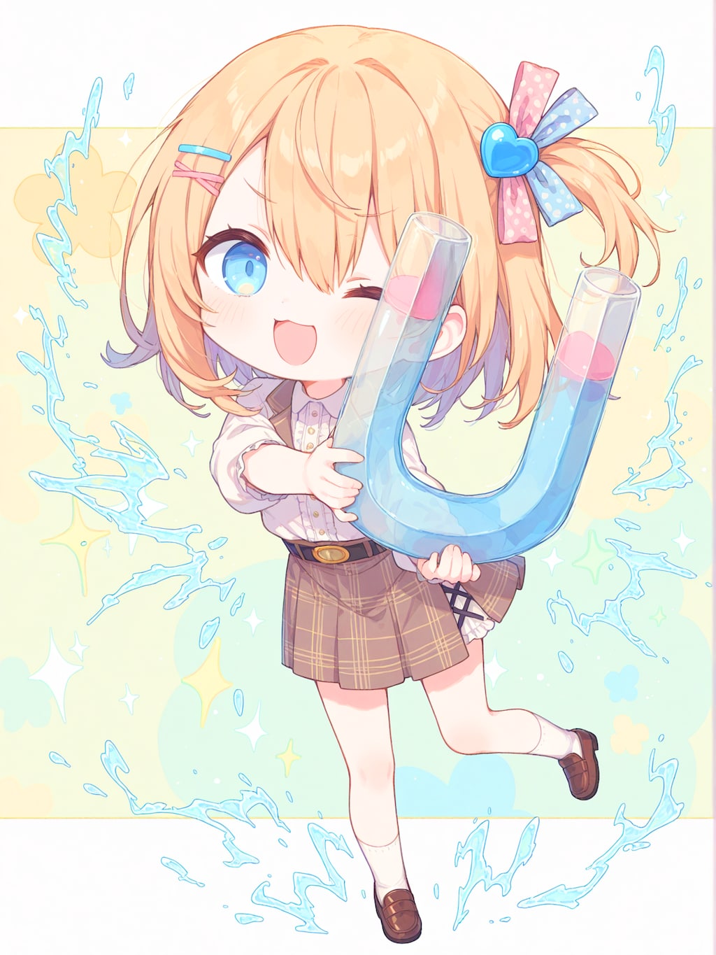 乙女の磁力で注目を引いちゃうぞ