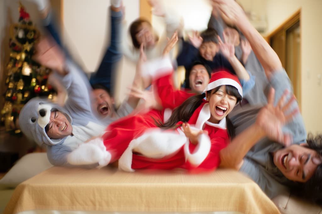 みんなでジタバタ