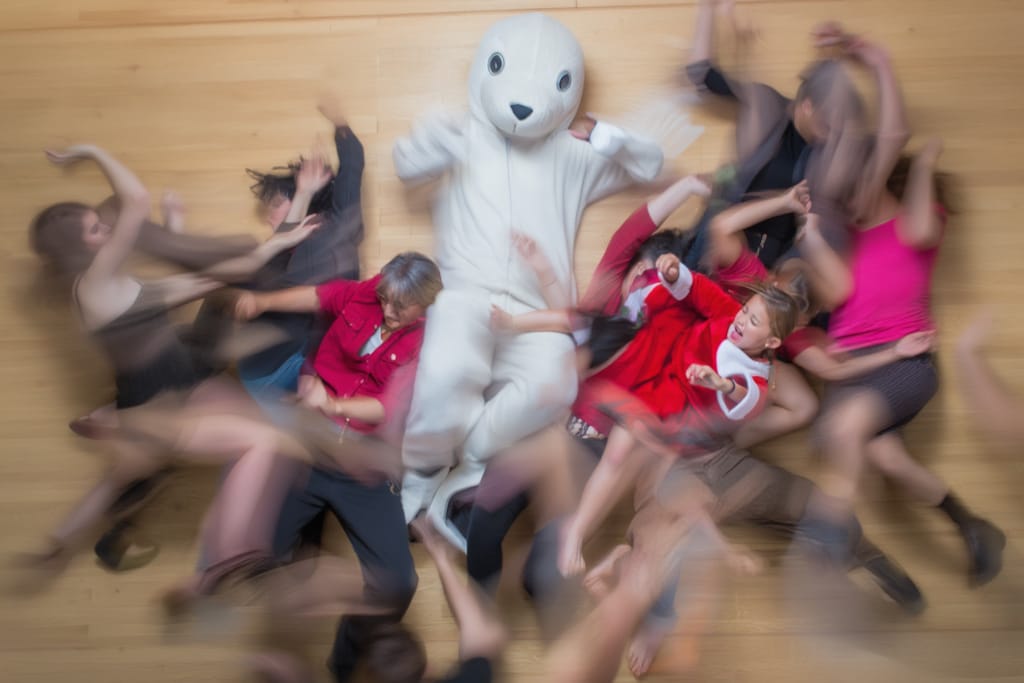 みんなでジタバタ