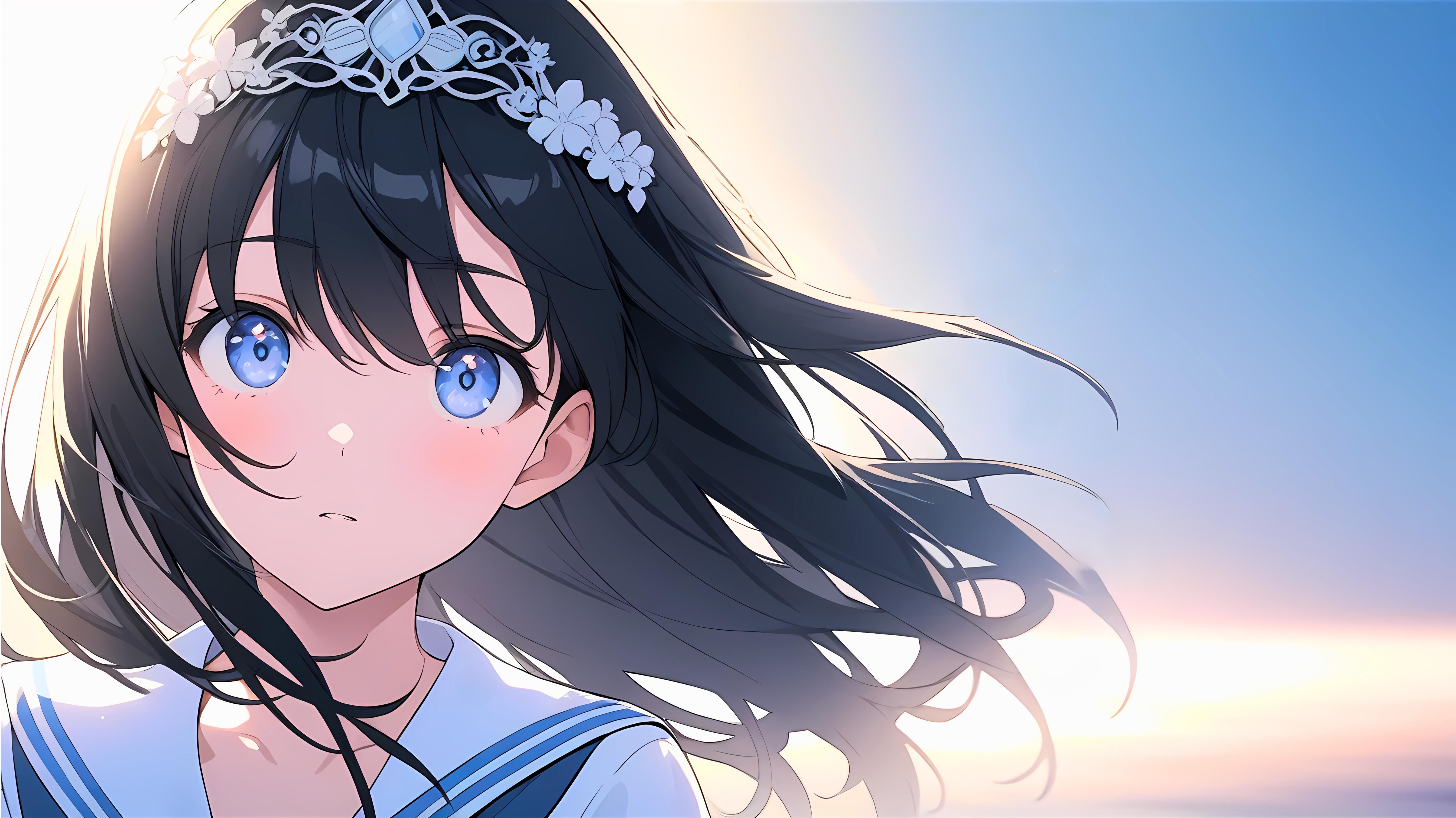 風なびく