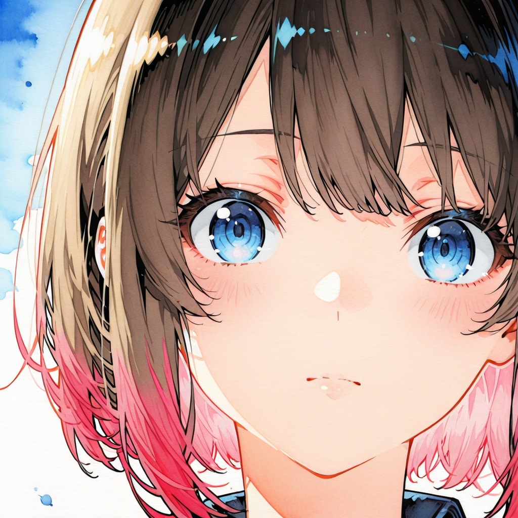 その吸い込まれそうな蒼い目 | の人気AIイラスト・グラビア