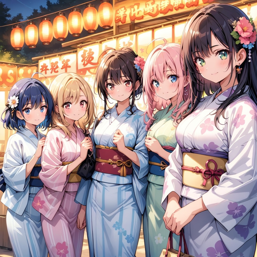 夏祭り | の人気AIイラスト・グラビア