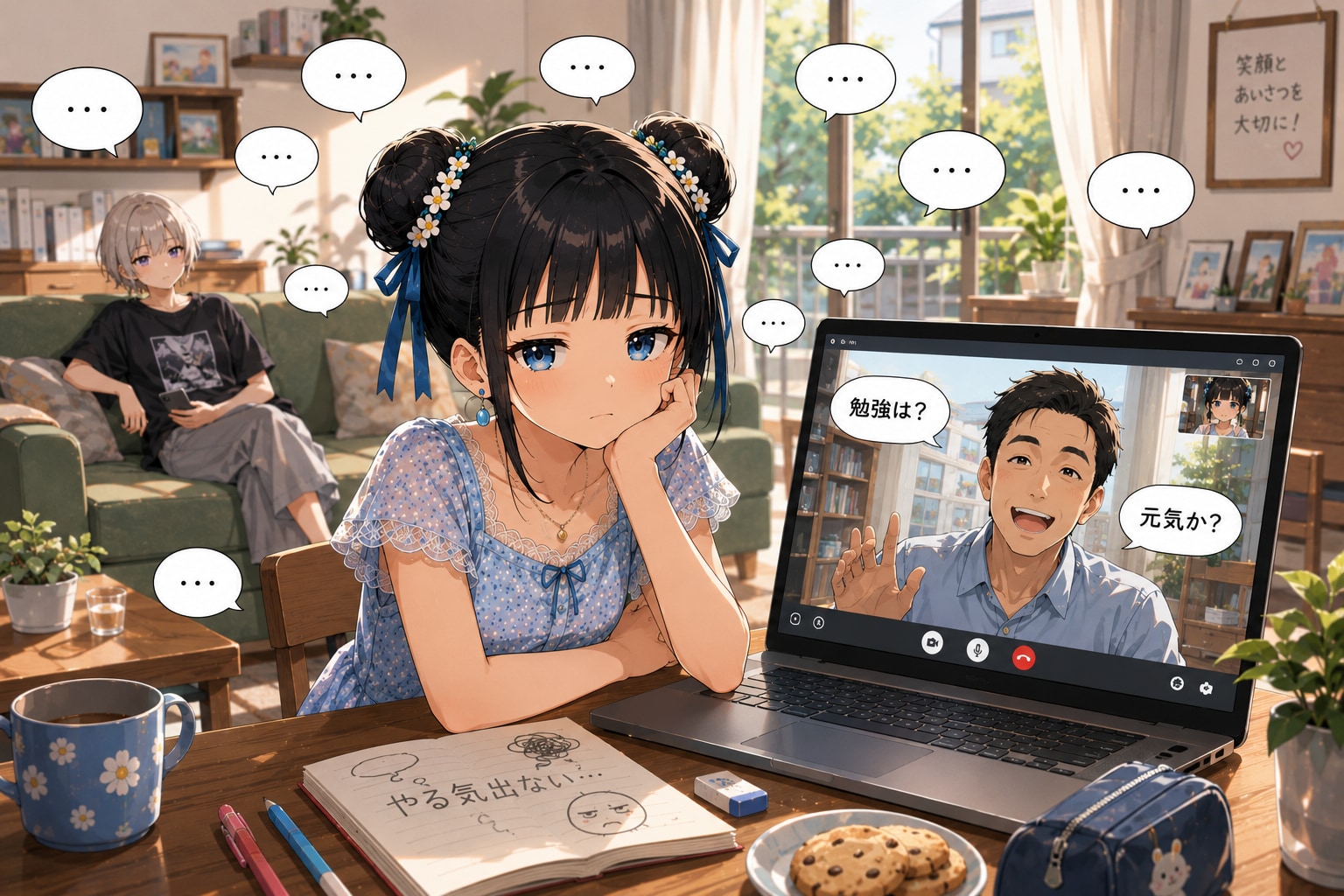 父の日のWeb通話