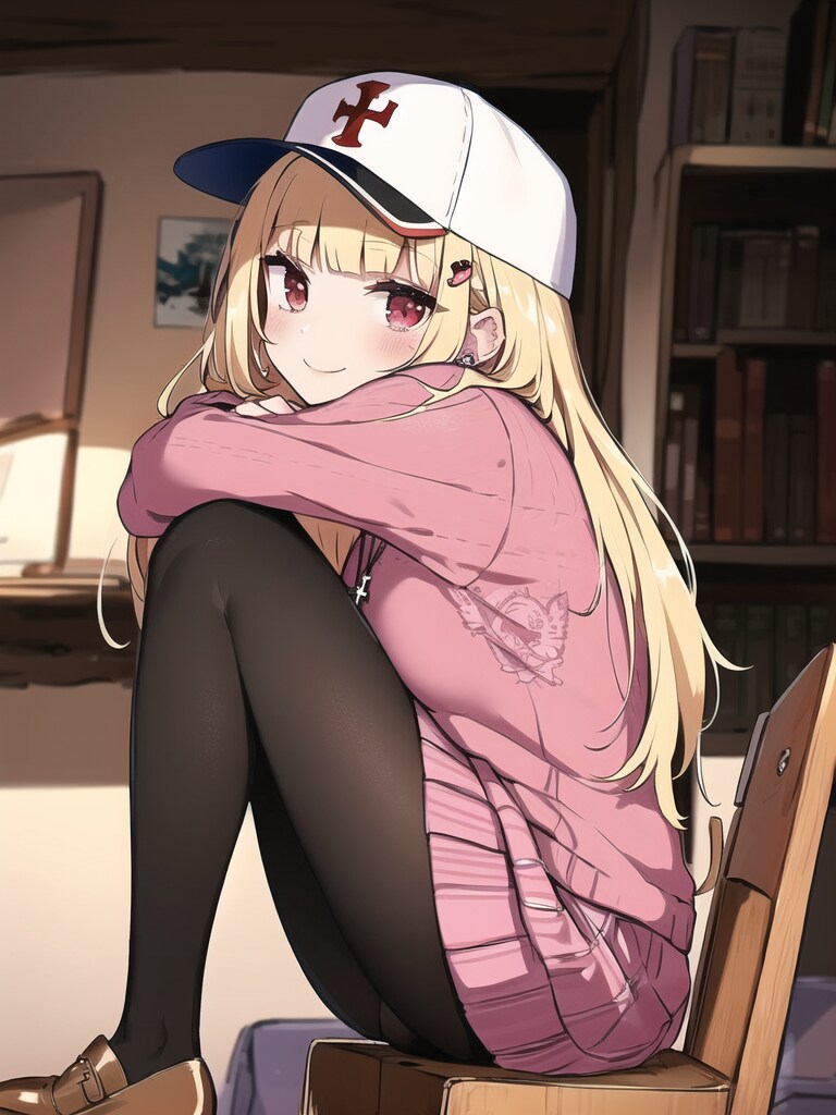 キャップ女子
