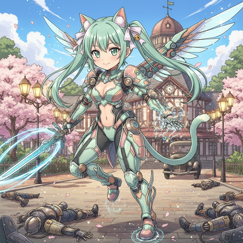 みどツイにゃん。