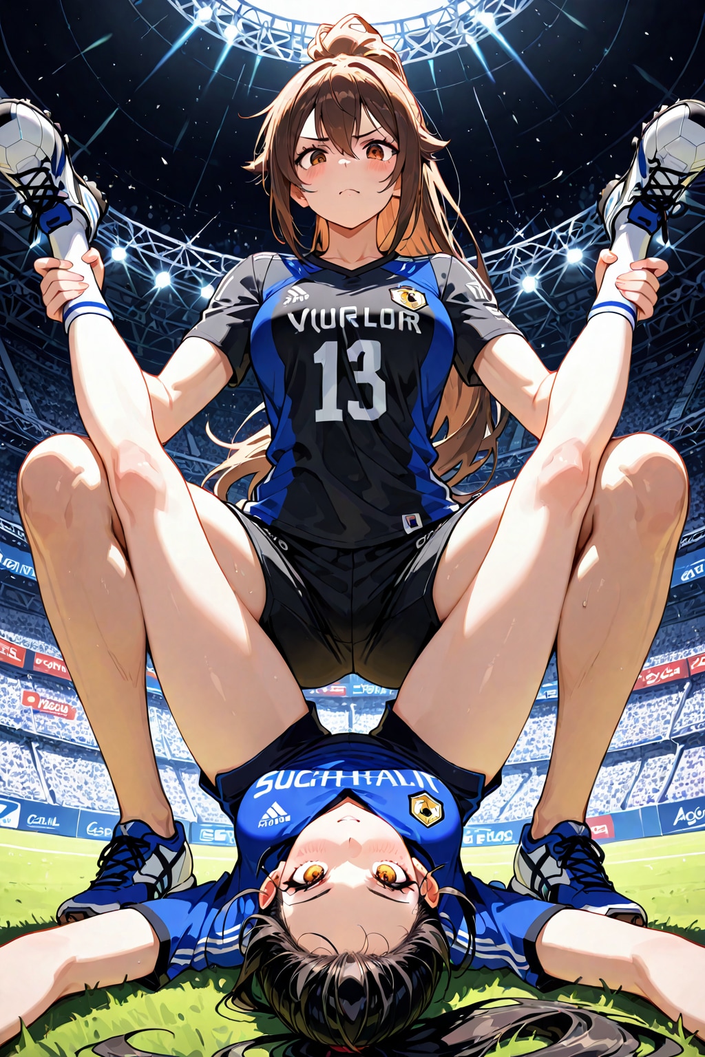 行けぇ！私たちの新空中技!!