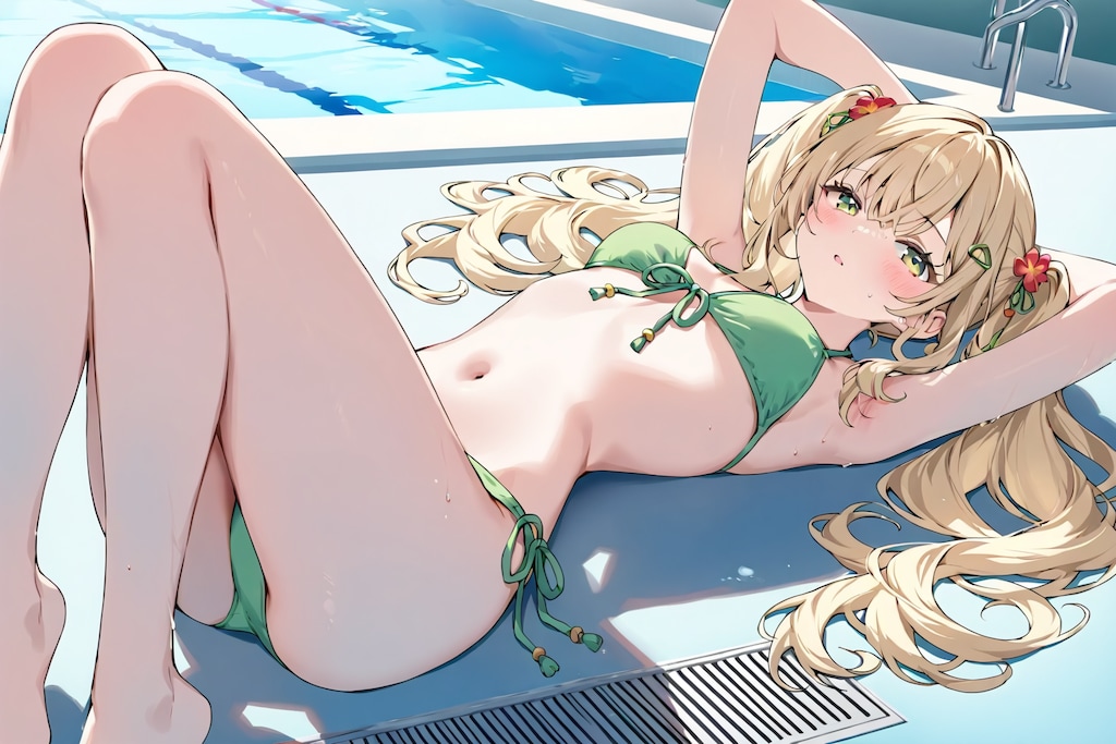 「緑の日の緑色水着」まだまだ受付中