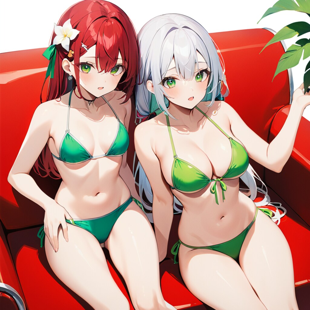 「緑の日の緑色水着」まだまだ受付中