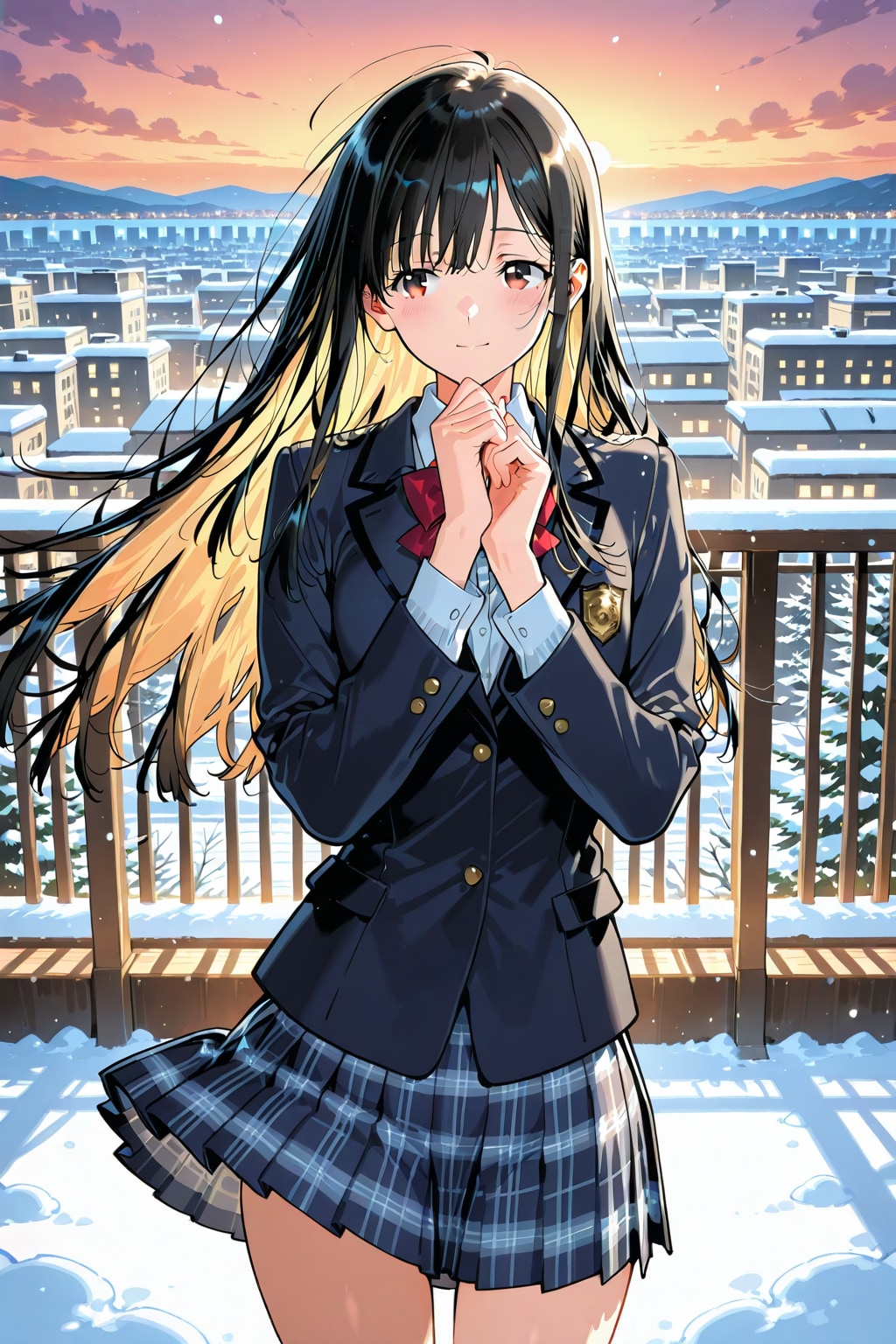 雪の街 | の人気AIイラスト・グラビア