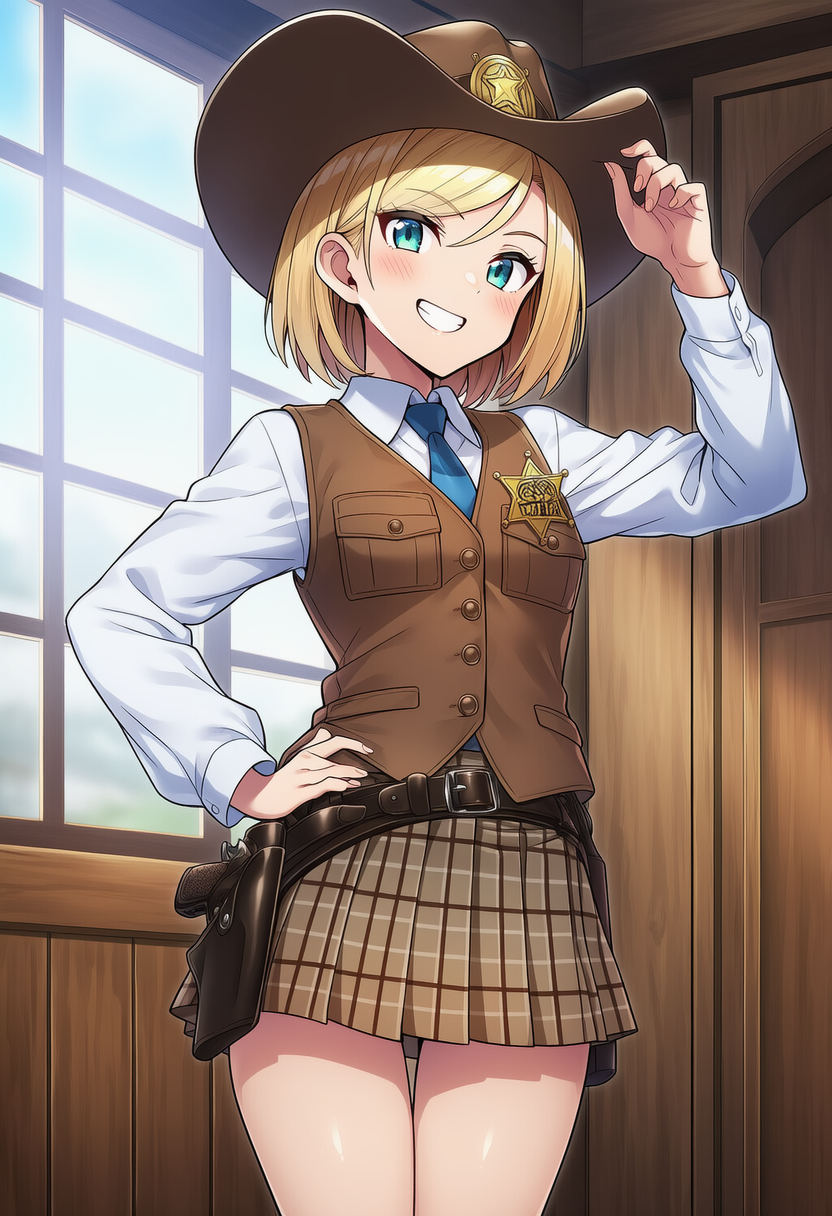 「街の安全はアタシに任せなっ！」 | の人気AIイラスト・グラビア