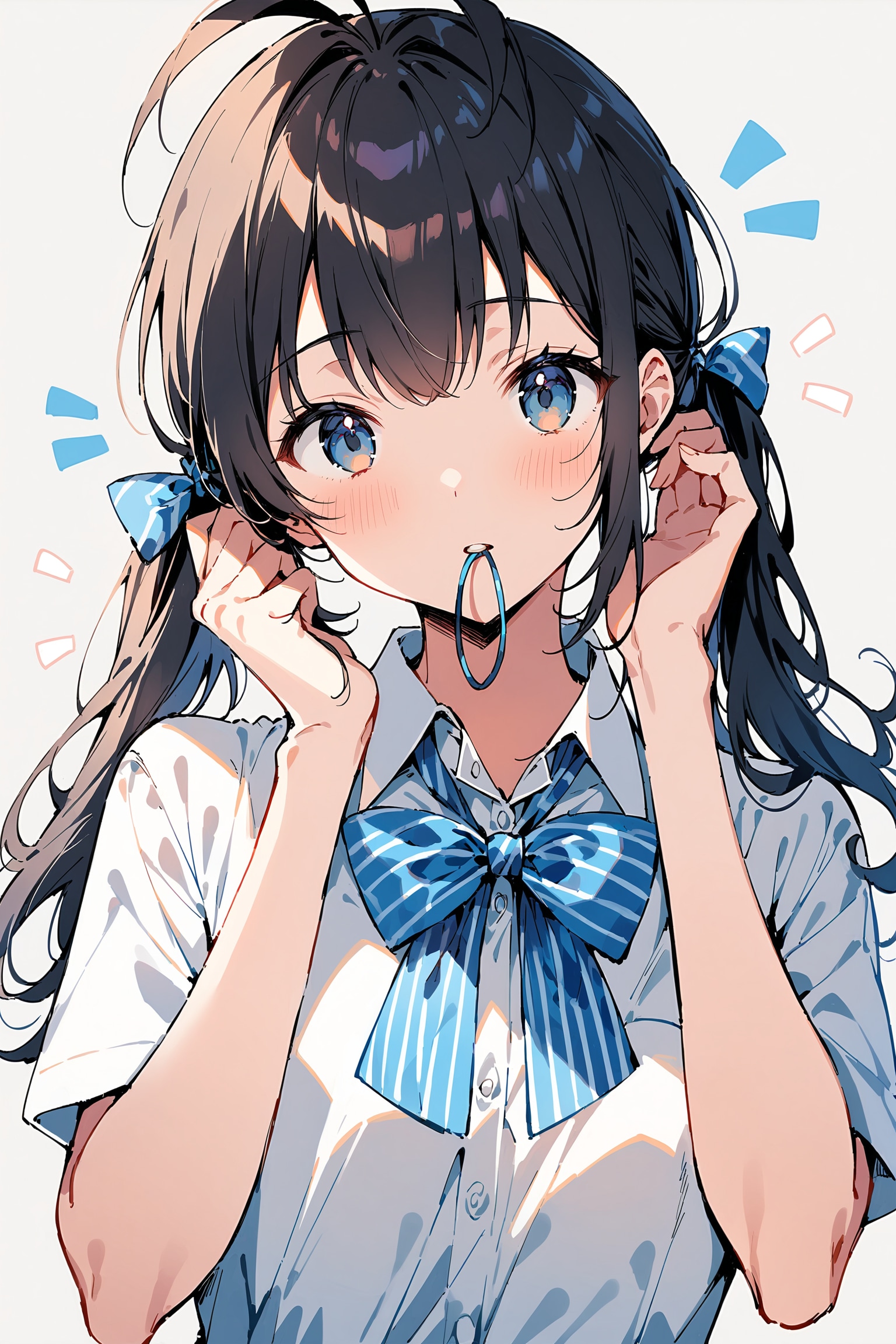 ヘアゴム | の人気AIイラスト・グラビア