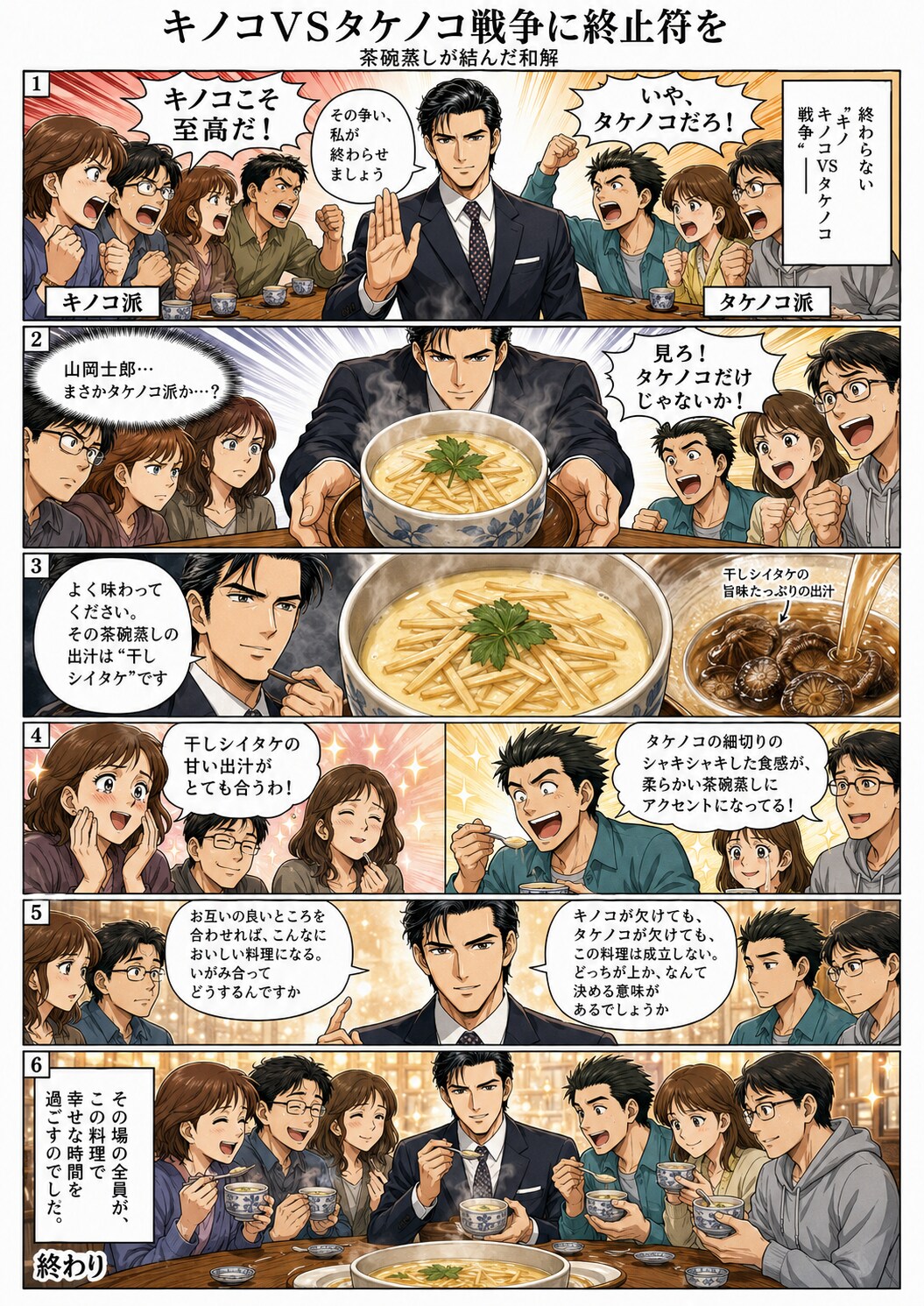 終結！キノコVSタケノコ戦争 | の人気AIイラスト・グラビア