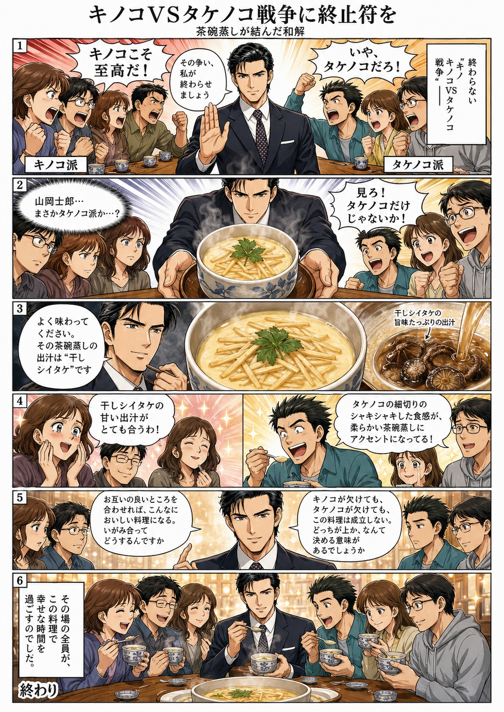 終結！キノコVSタケノコ戦争