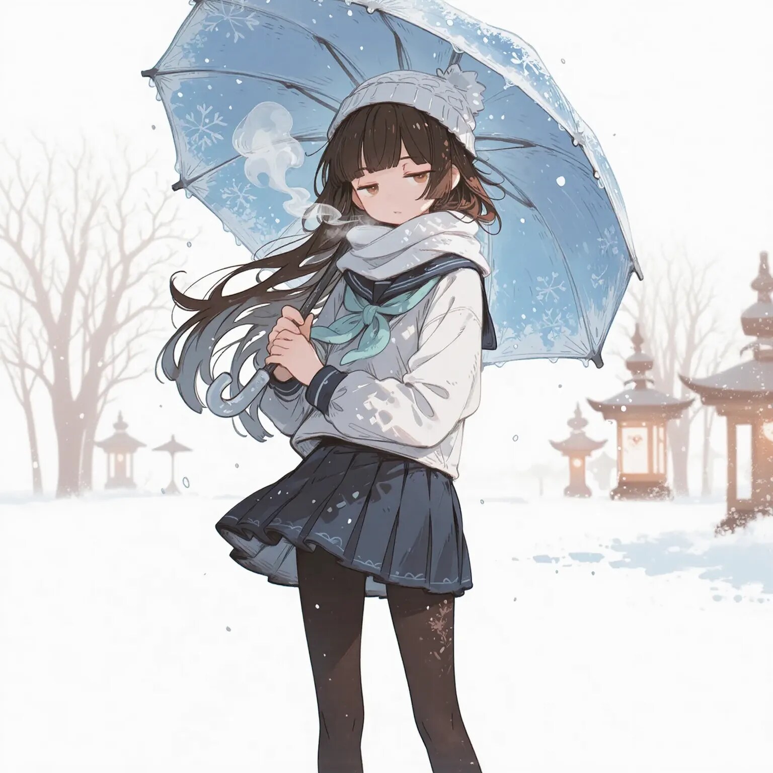 風も雪も強すぎ | の人気AIイラスト・グラビア