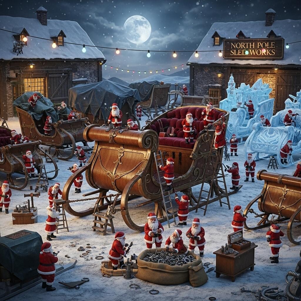 クリスマスは大忙し