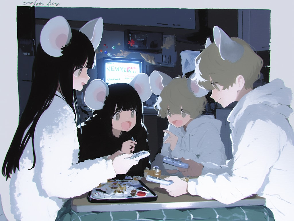 年末年始もねず耳で！