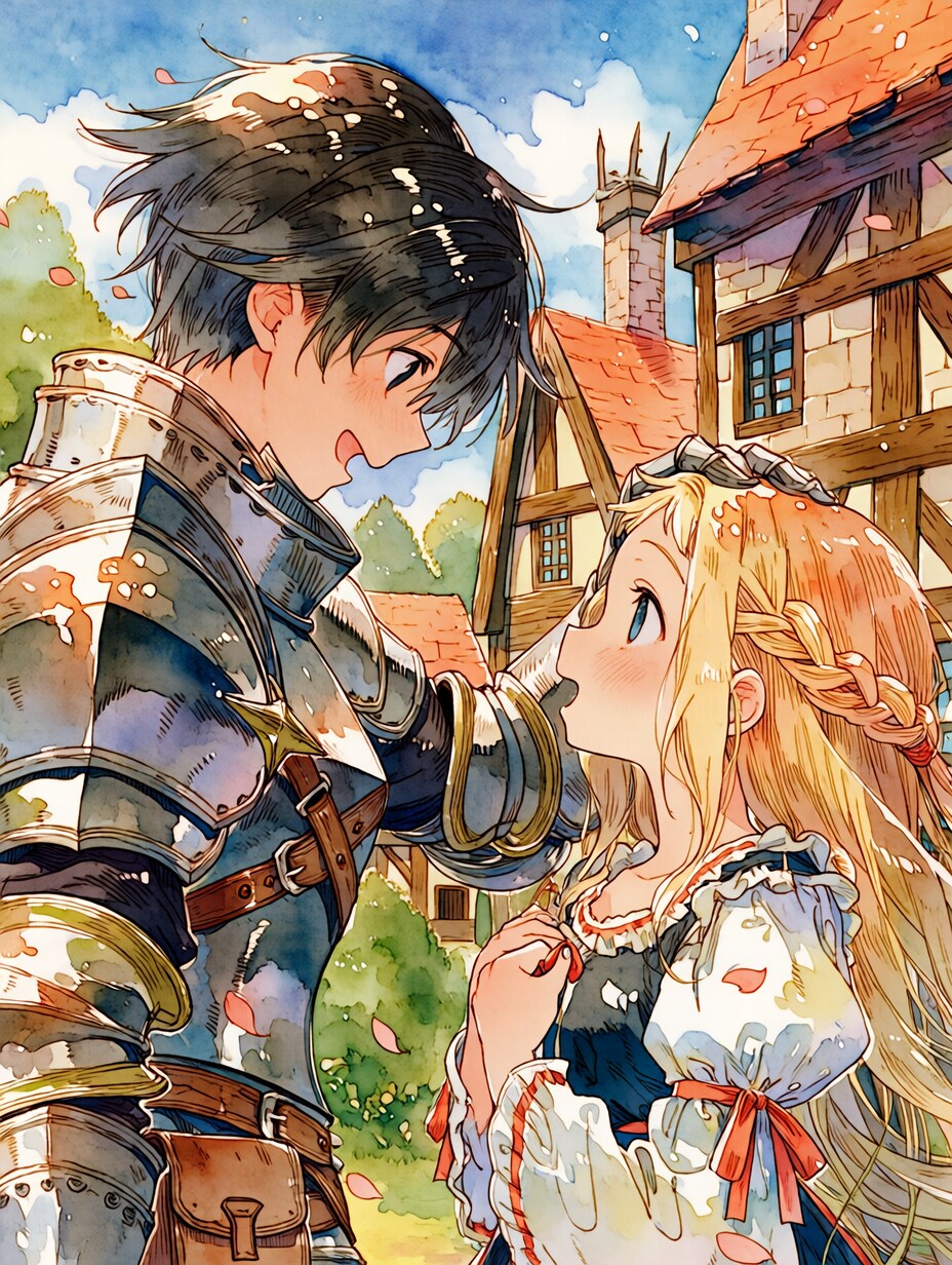 騎士と村娘58 | の人気AIイラスト・グラビア