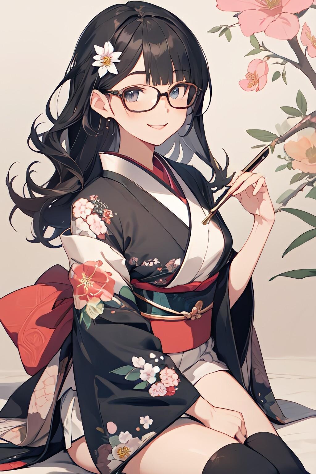 着物女子👘